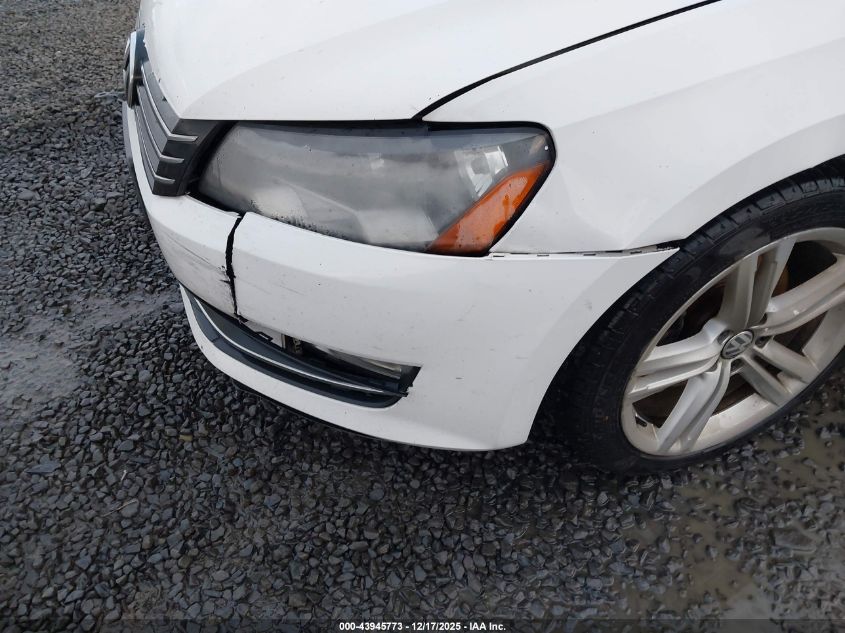 2013 Volkswagen Passat 2.0L Tdi Sel Premium VIN: 1VWCN7A33DC102443 Lot: 43945773