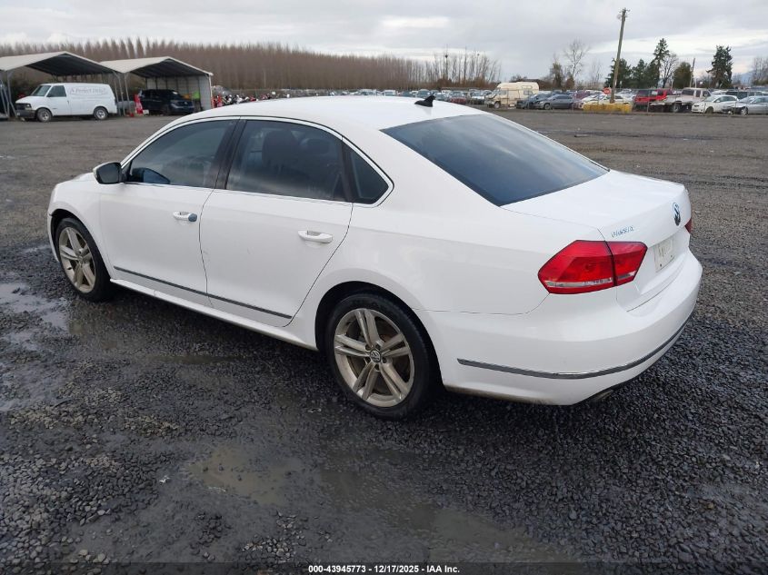 2013 Volkswagen Passat 2.0L Tdi Sel Premium VIN: 1VWCN7A33DC102443 Lot: 43945773