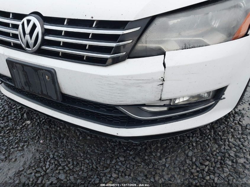 2013 Volkswagen Passat 2.0L Tdi Sel Premium VIN: 1VWCN7A33DC102443 Lot: 43945773