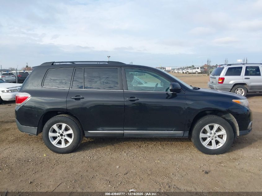 2013 Toyota Highlander Base Plus VIN: 5TDZA3EHXDS037886 Lot: 43945777
