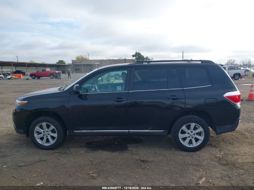 2013 Toyota Highlander Base Plus VIN: 5TDZA3EHXDS037886 Lot: 43945777