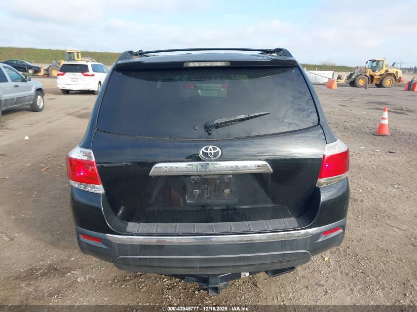 2013 Toyota Highlander Base Plus VIN: 5TDZA3EHXDS037886 Lot: 43945777