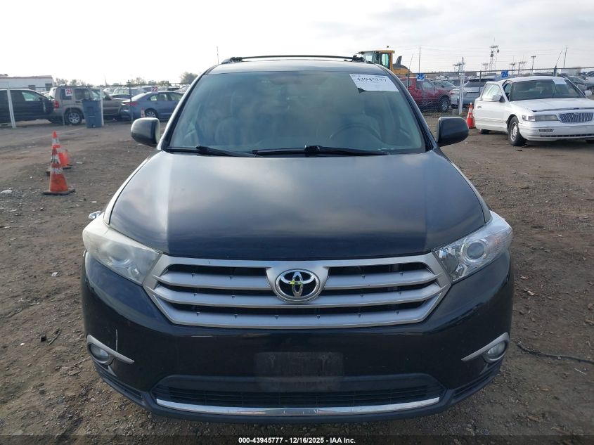 2013 Toyota Highlander Base Plus VIN: 5TDZA3EHXDS037886 Lot: 43945777