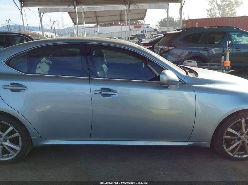 2007 Lexus Is 250 VIN: JTHBK262475049916 Lot: 43945784