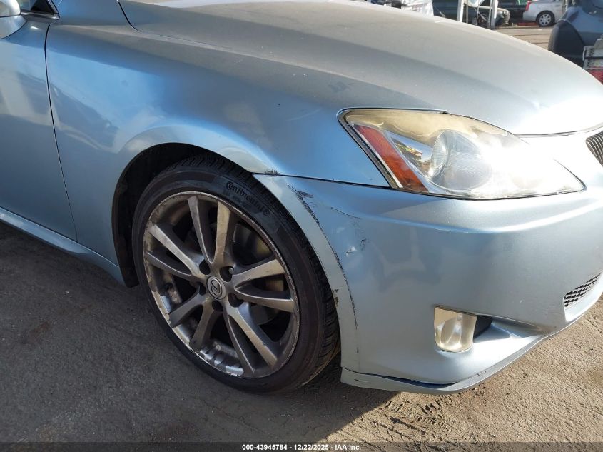 2007 Lexus Is 250 VIN: JTHBK262475049916 Lot: 43945784