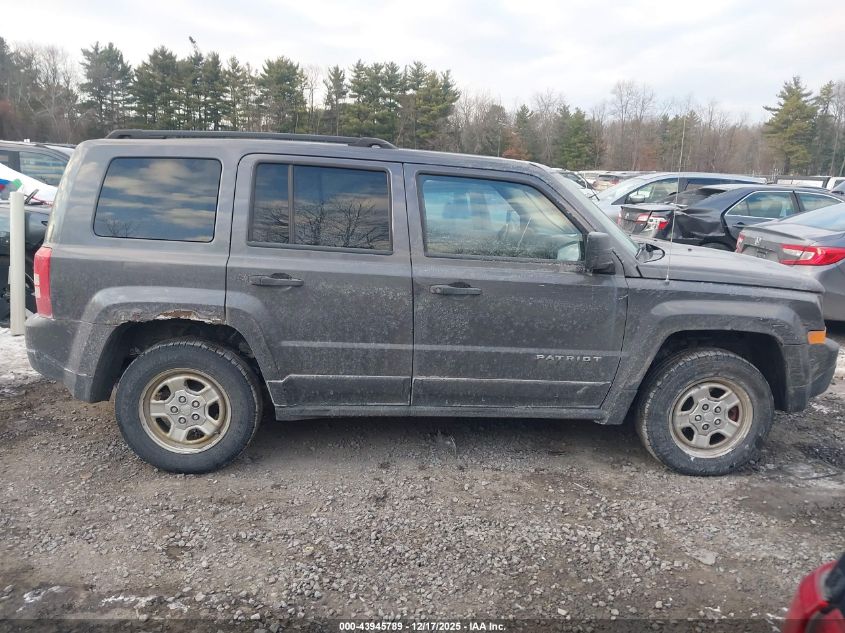 2016 Jeep Patriot Sport VIN: 1C4NJRBB3GD692523 Lot: 43945789