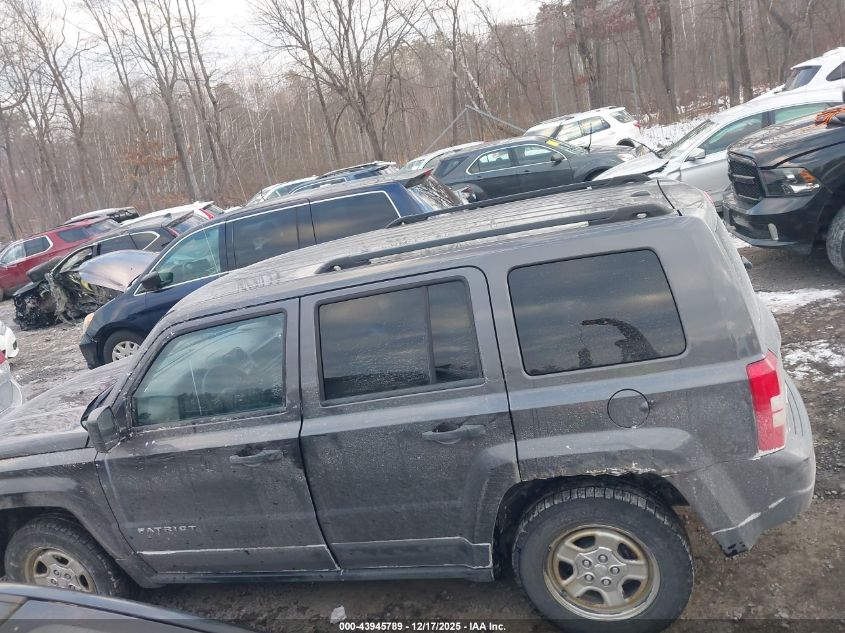 2016 Jeep Patriot Sport VIN: 1C4NJRBB3GD692523 Lot: 43945789