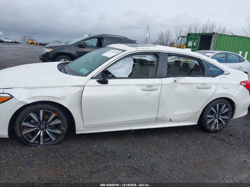 2022 Honda Civic Ex VIN: JHMFE1F78NX002095 Lot: 43945790