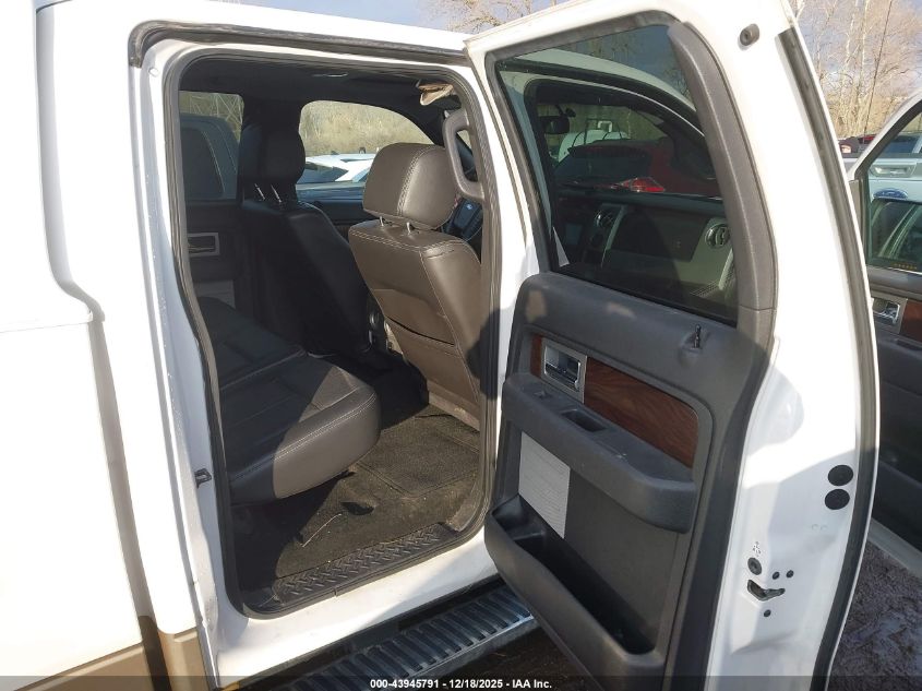 2012 Ford F-150 Lariat VIN: 1FTFW1EF1CKE17289 Lot: 43945791