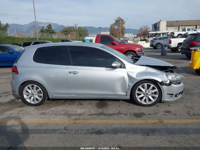 2011 Volkswagen Golf Tdi 2-Door VIN: WVWMM7AJ5BW015633 Lot: 43945797