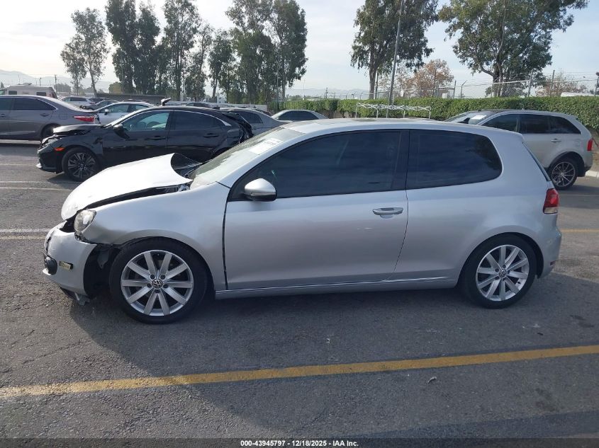 2011 Volkswagen Golf Tdi 2-Door VIN: WVWMM7AJ5BW015633 Lot: 43945797