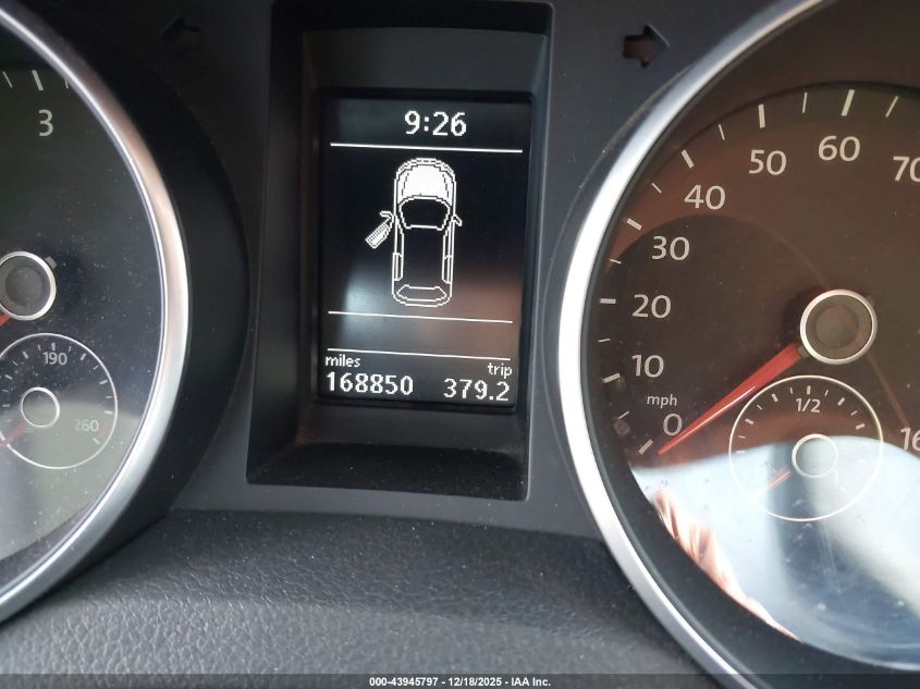 2011 Volkswagen Golf Tdi 2-Door VIN: WVWMM7AJ5BW015633 Lot: 43945797