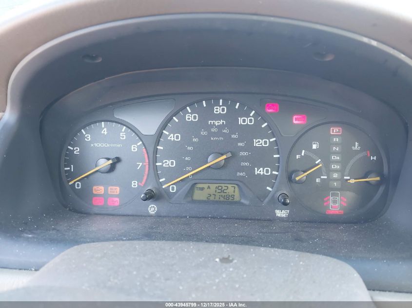 1999 Honda Accord Ex V6 VIN: 1HGCG1655XA032174 Lot: 43945799