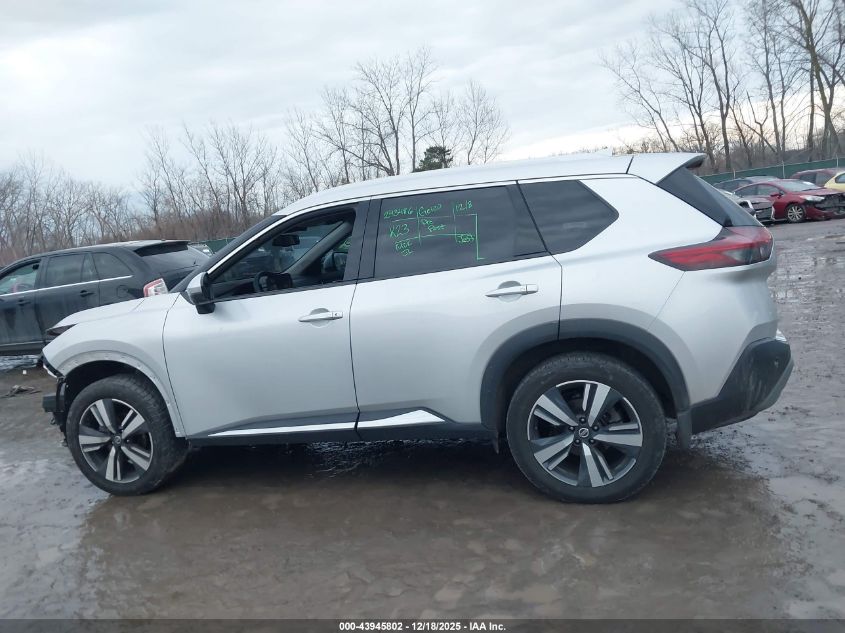 2021 Nissan Rogue Sl Intelligent Awd VIN: JN8AT3CB9MW223154 Lot: 43945802