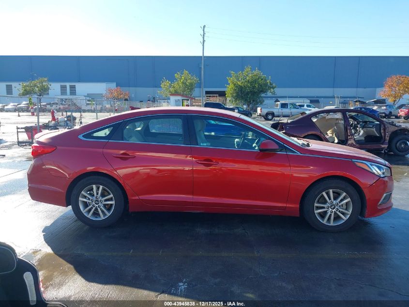 2017 Hyundai Sonata Se VIN: 5NPE24AF2HH535307 Lot: 43945838