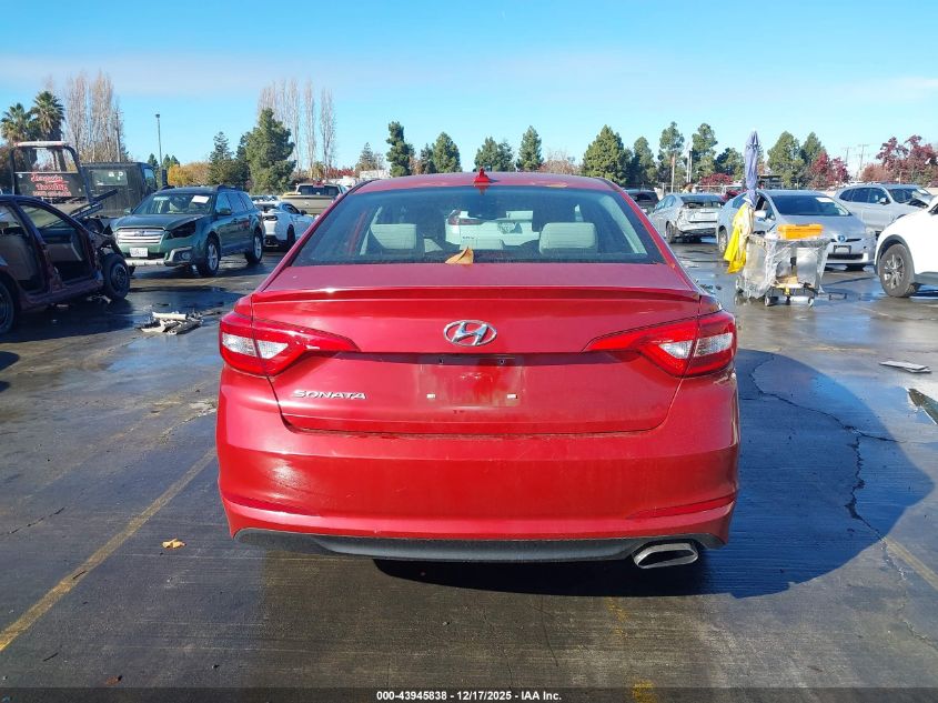 2017 Hyundai Sonata Se VIN: 5NPE24AF2HH535307 Lot: 43945838