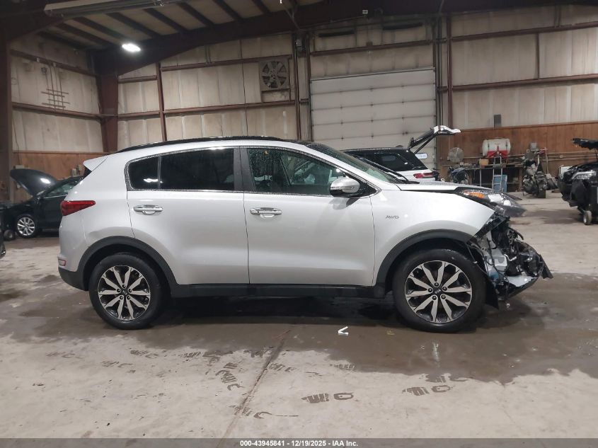 2018 Kia Sportage Ex VIN: KNDPNCAC3J7377005 Lot: 43945841