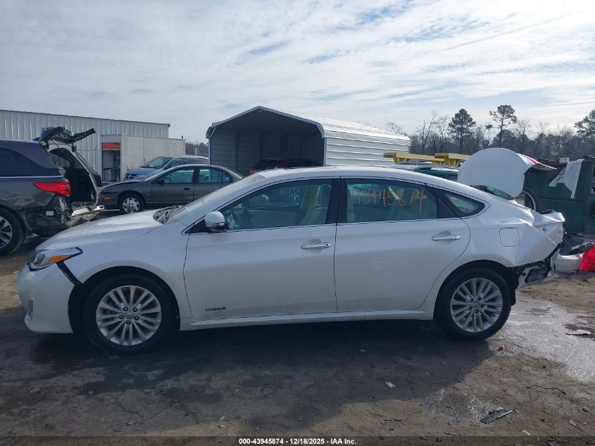 2013 Toyota Avalon Hybrid Xle Premium VIN: 4T1BD1EB6DU017859 Lot: 43945874