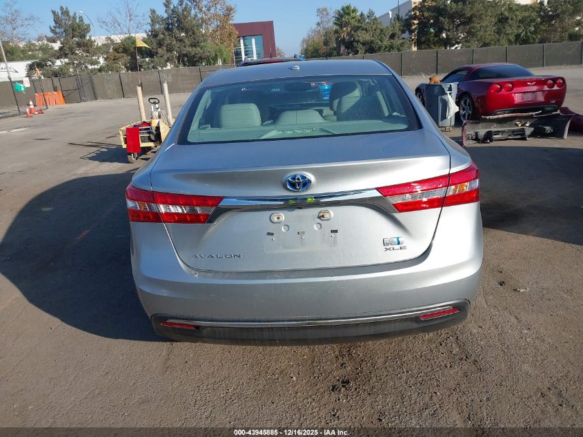 2015 Toyota Avalon Hybrid Xle Premium VIN: 4T1BD1EB8FU037307 Lot: 43945885