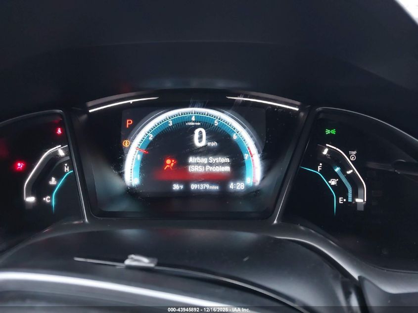 2018 Honda Civic Ex VIN: 2HGFC2F77JH503461 Lot: 43945892