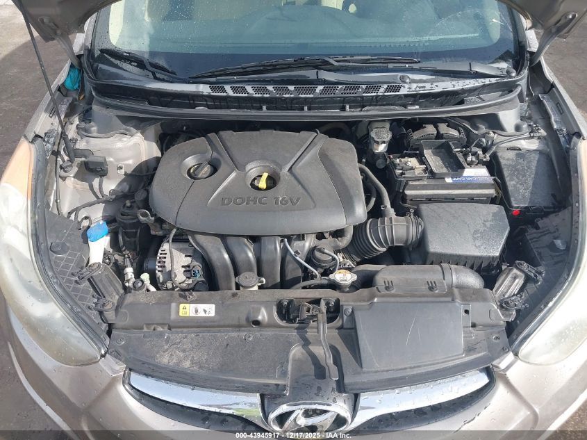 2013 Hyundai Elantra Gls VIN: 5NPDH4AE4DH394669 Lot: 43945917