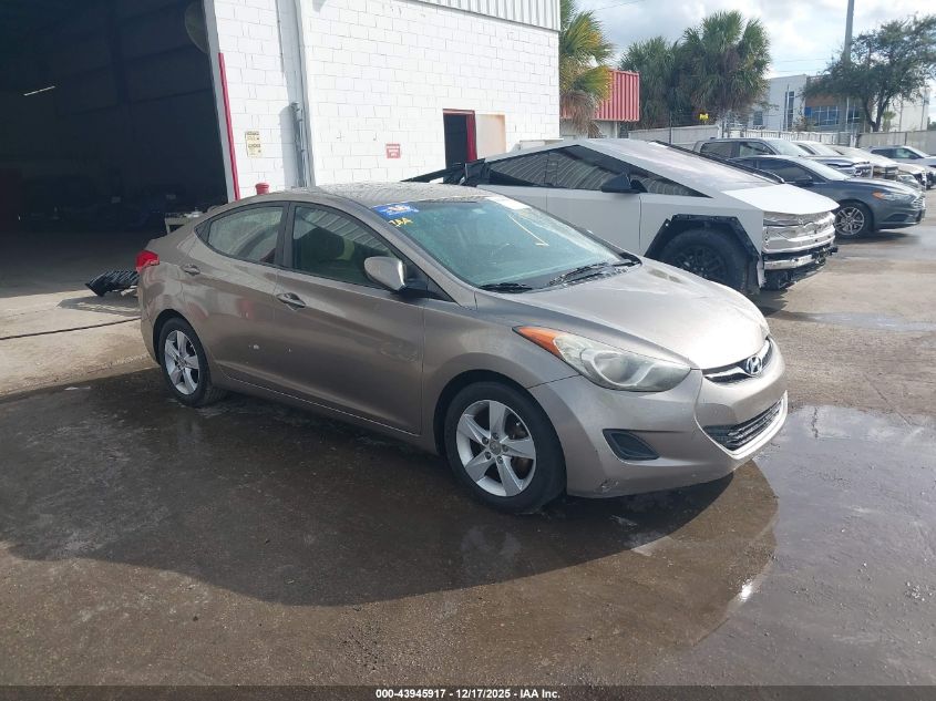 2013 Hyundai Elantra Gls VIN: 5NPDH4AE4DH394669 Lot: 43945917