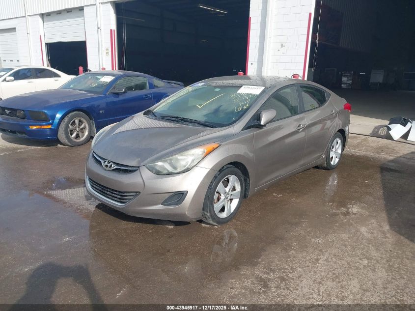2013 Hyundai Elantra Gls VIN: 5NPDH4AE4DH394669 Lot: 43945917