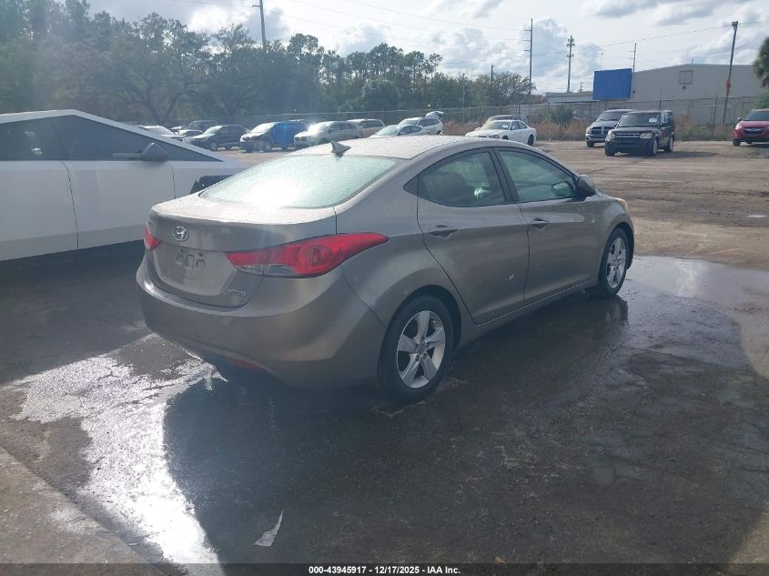 2013 Hyundai Elantra Gls VIN: 5NPDH4AE4DH394669 Lot: 43945917