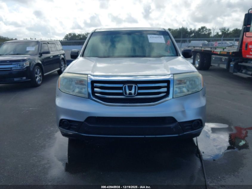 2014 Honda Pilot Lx VIN: 5FNYF3H20EB006804 Lot: 43945938