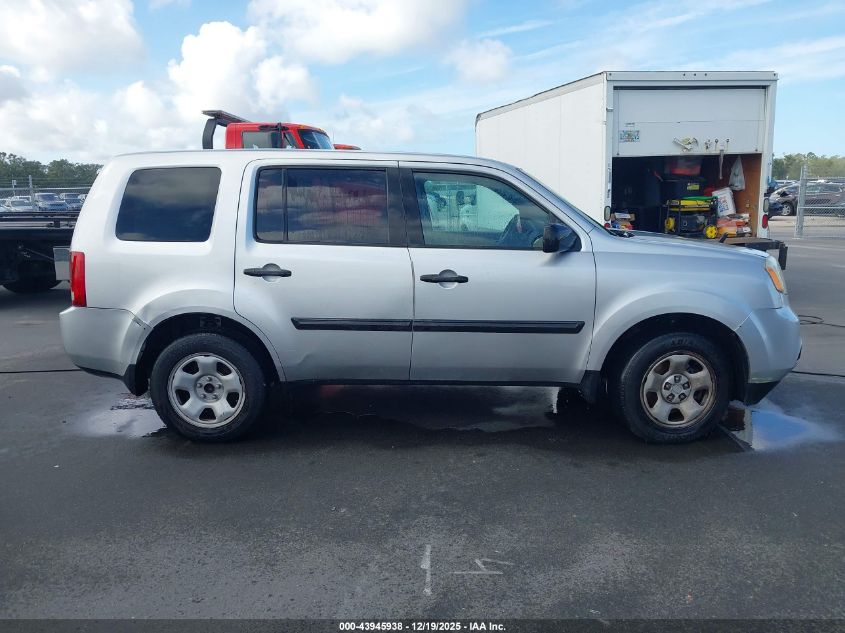 2014 Honda Pilot Lx VIN: 5FNYF3H20EB006804 Lot: 43945938