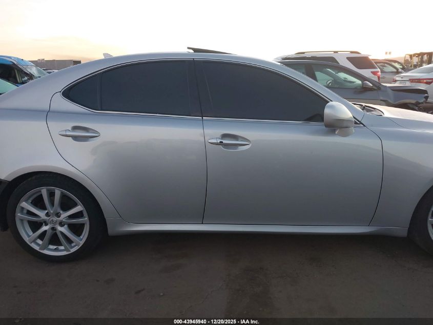 2007 Lexus Is 250 VIN: JTHBK262375034971 Lot: 43945940