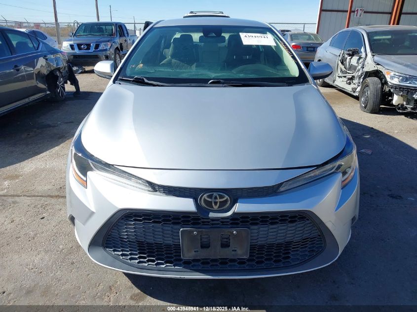 2021 Toyota Corolla Le VIN: JTDEPMAE1MJ167213 Lot: 43945941