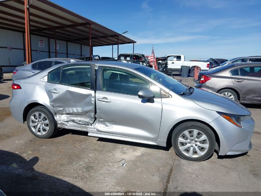 2021 Toyota Corolla Le VIN: JTDEPMAE1MJ167213 Lot: 43945941