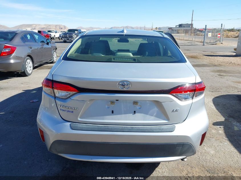 2021 Toyota Corolla Le VIN: JTDEPMAE1MJ167213 Lot: 43945941