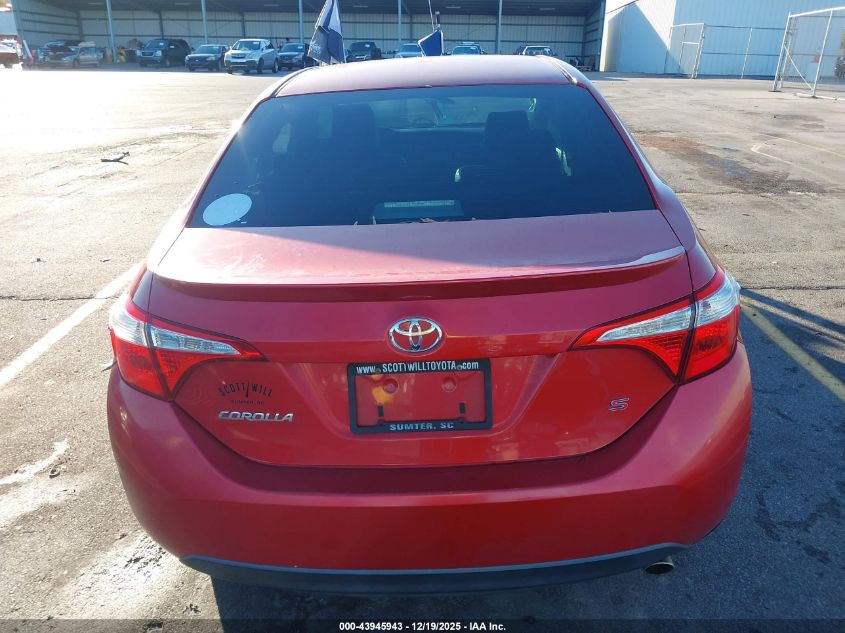 2015 Toyota Corolla S Plus VIN: 2T1BURHE2FC305595 Lot: 43945943