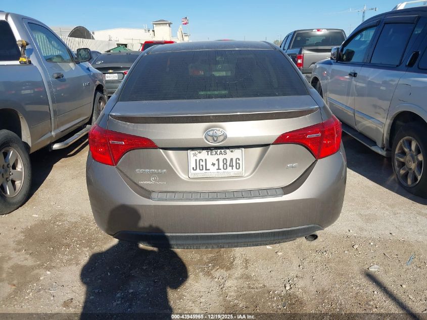 2017 Toyota Corolla Se VIN: 5YFBURHE7HP628236 Lot: 43945965