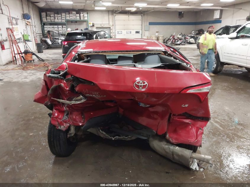 2016 Toyota Corolla Le VIN: 2T1BURHE7GC622886 Lot: 43945967