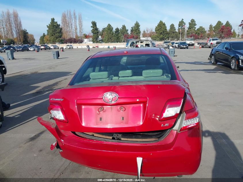 2011 Toyota Camry Le VIN: 4T1BF3EK0BU132296 Lot: 43945978