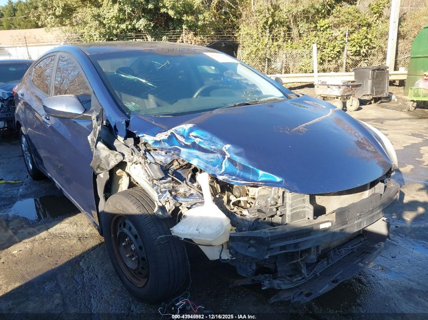 2016 Hyundai Elantra Se VIN: 5NPDH4AE0GH676862 Lot: 43945982