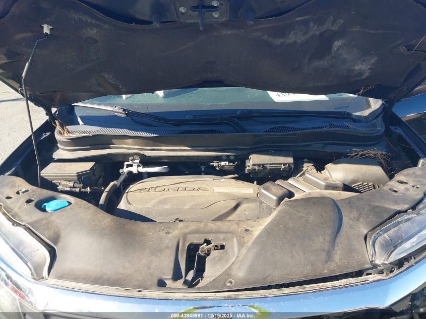 2017 Honda Pilot Ex-L VIN: 5FNYF6H56HB045574 Lot: 43945991