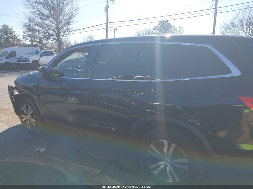 2017 Honda Pilot Ex-L VIN: 5FNYF6H56HB045574 Lot: 43945991