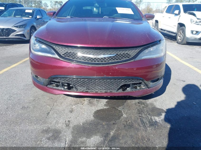 2016 Chrysler 200 S VIN: 1C3CCCBB1GN161835 Lot: 43945998