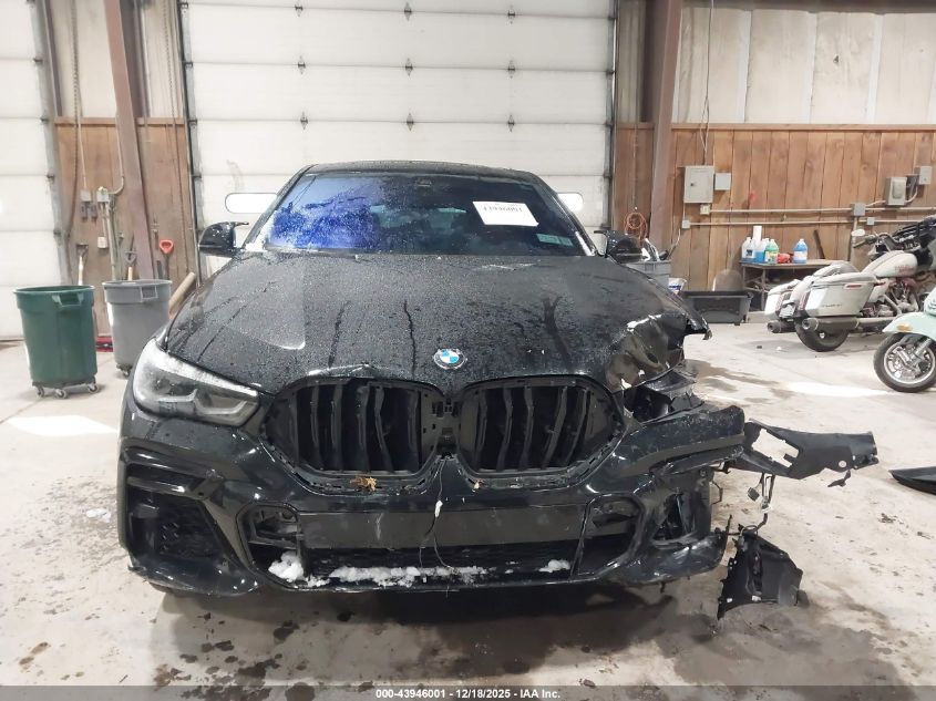 2022 BMW X6 M50I VIN: 5UXCY8C08N9L68931 Lot: 43946001