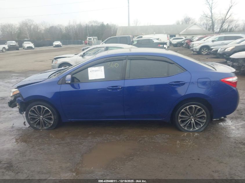 2016 Toyota Corolla S Premium VIN: 2T1BURHE4GC530862 Lot: 43946011