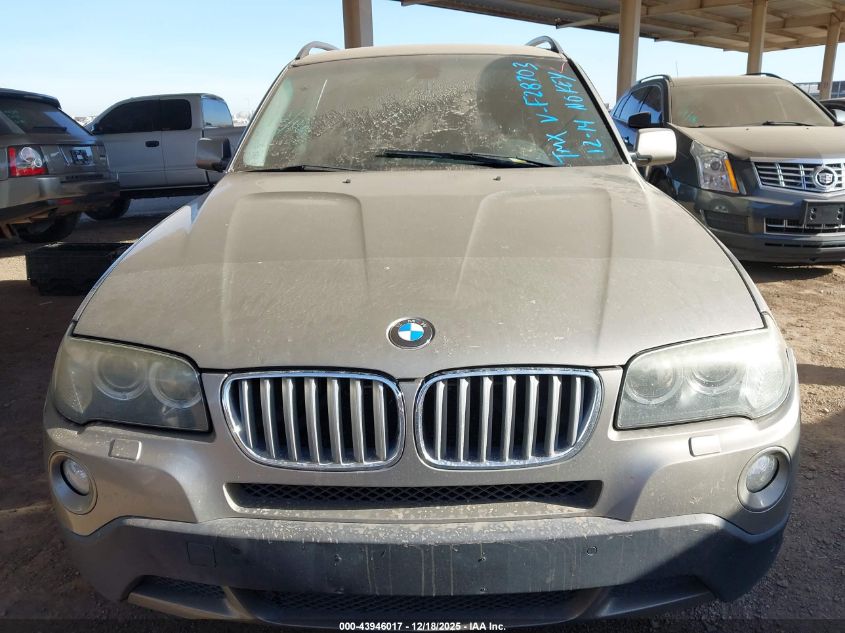 2007 BMW X3 3.0Si VIN: WBXPC93417WF28703 Lot: 43946017