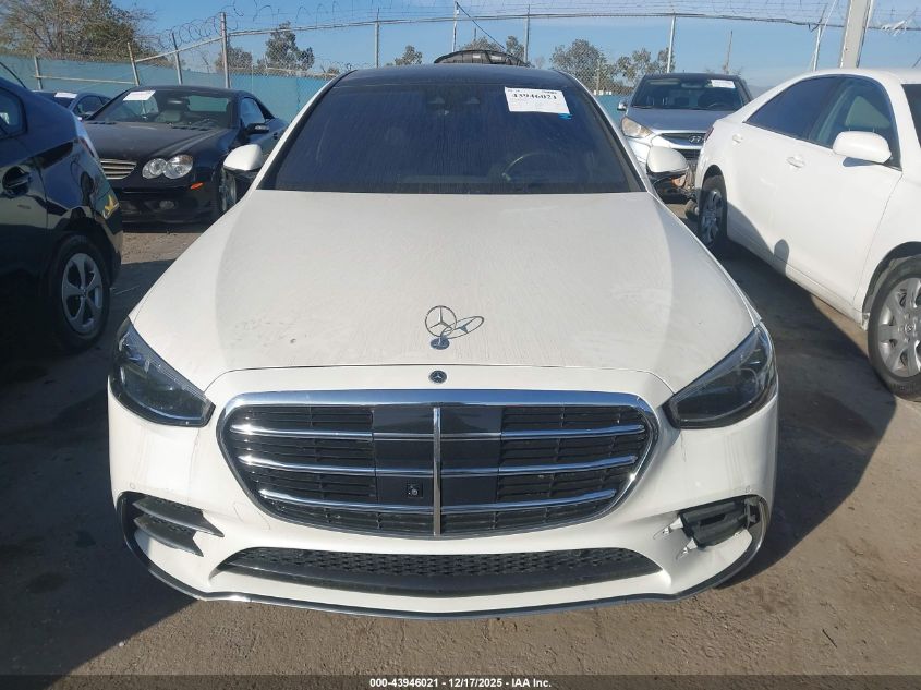 2022 Mercedes-Benz S 500 4Matic VIN: W1K6G6DB1NA066505 Lot: 43946021