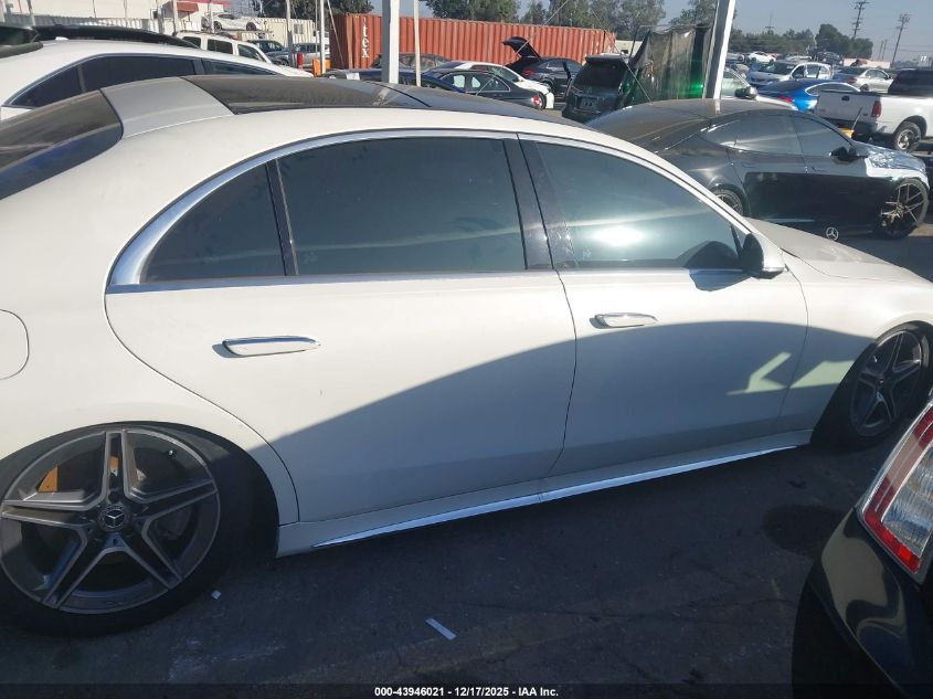 2022 Mercedes-Benz S 500 4Matic VIN: W1K6G6DB1NA066505 Lot: 43946021