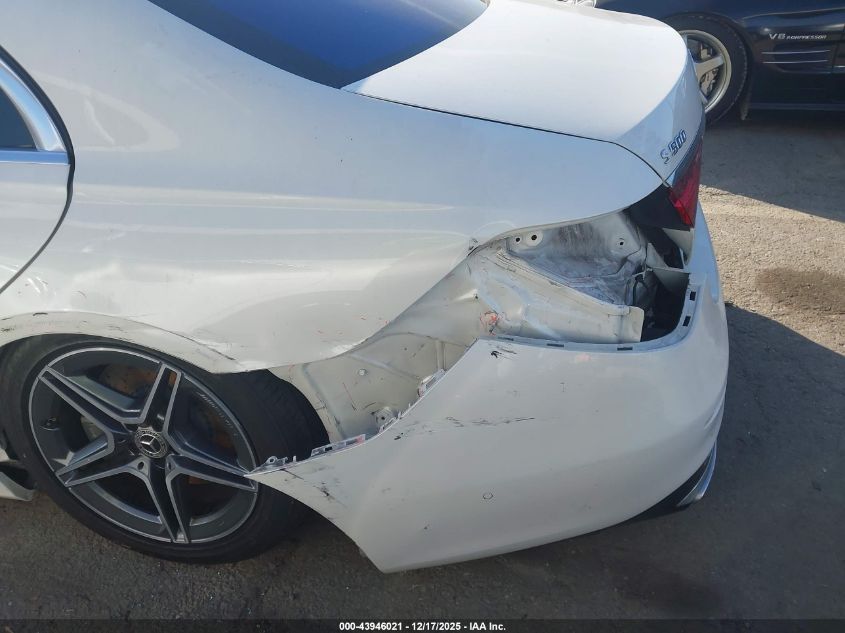 2022 Mercedes-Benz S 500 4Matic VIN: W1K6G6DB1NA066505 Lot: 43946021