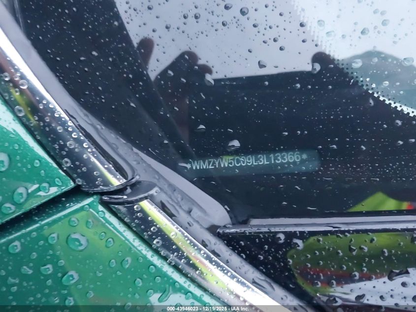 2020 Mini Countryman Cooper VIN: WMZYW5C09L3L13366 Lot: 43946023