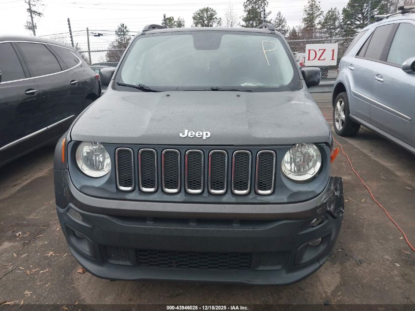 2016 Jeep Renegade Latitude VIN: ZACCJABT0GPC51838 Lot: 43946028